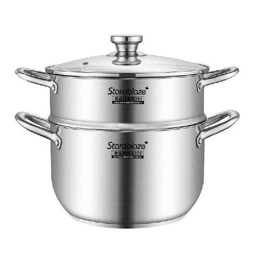 Stainless Steel Steamer Gas Induction Cooker Soup Steamboat