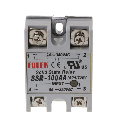 24V-380V SSR-100AA 100A DC-AC Solid State Relay Module Tempe