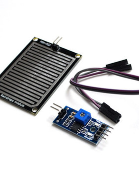 10pcs Snow/Raindrops Detection Sensor Module Rain Weather Mo