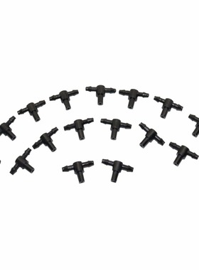 1000 pcs 4/7mm hose Barbed Three-way Tees Atomizing 6mm