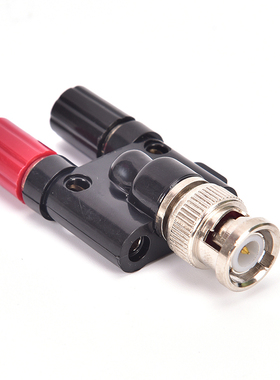 BNC Male to 4MM Twin Dua Binding Posts Banana Plug Jack Fema