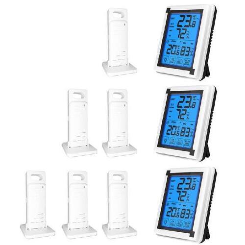 Touch screen Wireless Weather Station ℃/℉ Thermometer