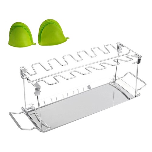 Hot Stainless Steel Chicken Leg Wing BBQ Grill Rack With