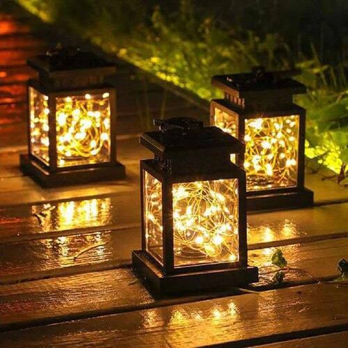 2pcs Solar Light Outdoor Candle Lantern Solar Lamp LED Bulb