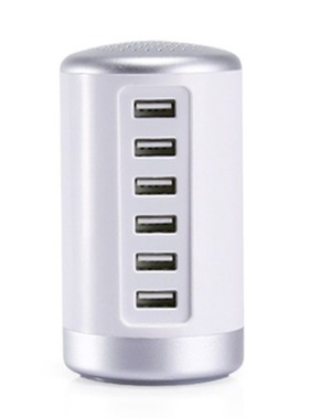 Port USB Travel Wall Charger 6 USB Desktop Charging Station