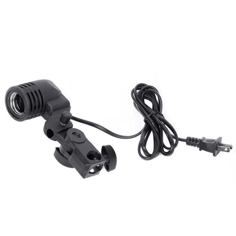 E27 Bulb Holder Socket Swivel Bracket Photo Light Lamp Mount