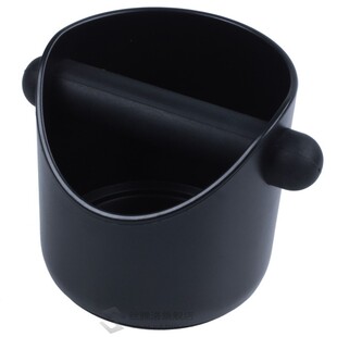 Coffee Grind Knock Box And Espresso Dump Bin (Black)