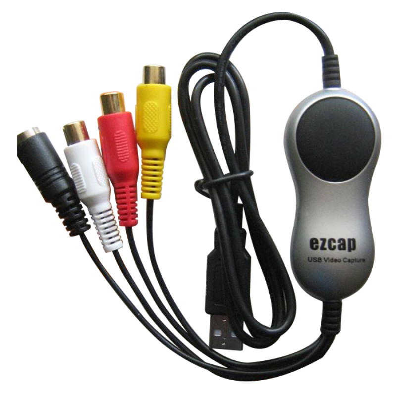 EzCAP USB Video Capture Card EzCAP116, Win7/Win8/Win10 - HD