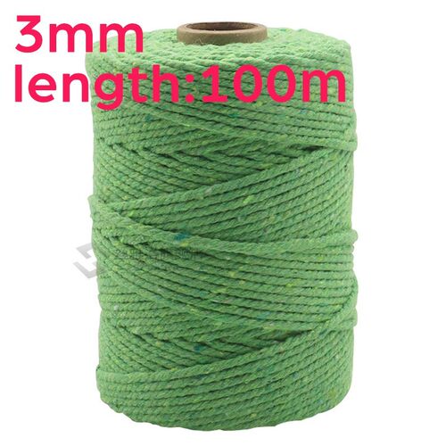 2mm/3mm Natural Handmade Cotton Cord Thread Macrame Crochet