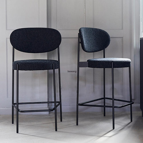 Simple Bar Chair Home Furniture Backrest High Chair Nordic