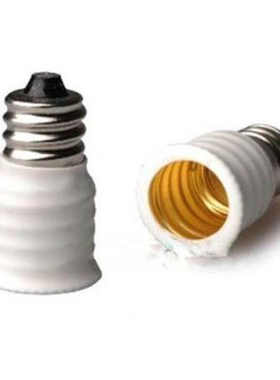 6-Pack E12 to E14 White Bulb Converter LED Light Holder Lamp