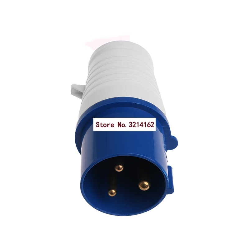 32 Amp 3 Pin Plug 220 - 250 Volt 2P+E Weatherproof IP44 32A
