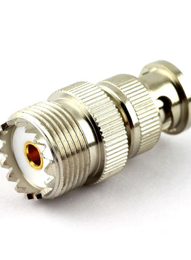 2Pcs RF Coaxial Coax Adapter BNC Male to UHF Female SO239 SO