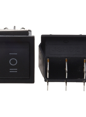 2pcs 6 Pin DPDT ON-OFF-ON 3 Position Snap in Rocker Switch 1