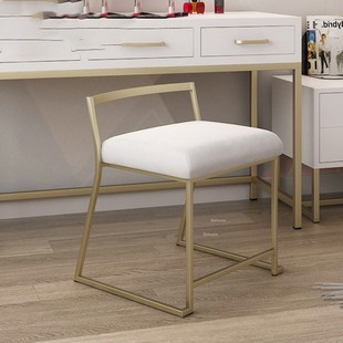 Nordic Living Room Chair Luxury Dressing Chair Iron Art