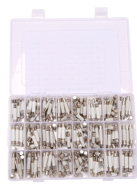 Hot 240PCS 6X30mm Blow Ceramic Fuse 24Values 250V 0.1A 0.2A