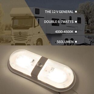 10-24V 48 LED Car RV Ceiling Light Motorhome Camper Yacht