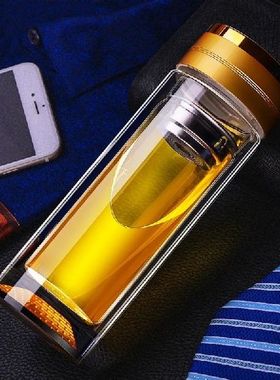 Thickened Double-layer Glass Cups for Men and Women To