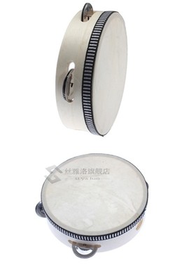 Montessori Baby Musical Toy Drum Beat Instrut Wood Hand Drum