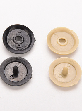 2PCS Black Beige Plastic Car Safety Seat Belt Stopper Spacin