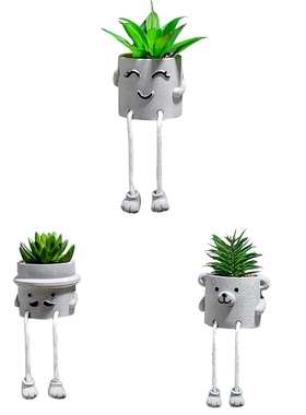 Hot Artificial Potted Plant Fake Succulent Plant Cute