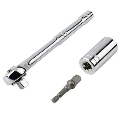 3pcs Socket Wrench Set 719mm Repair Hand Hardware Tool