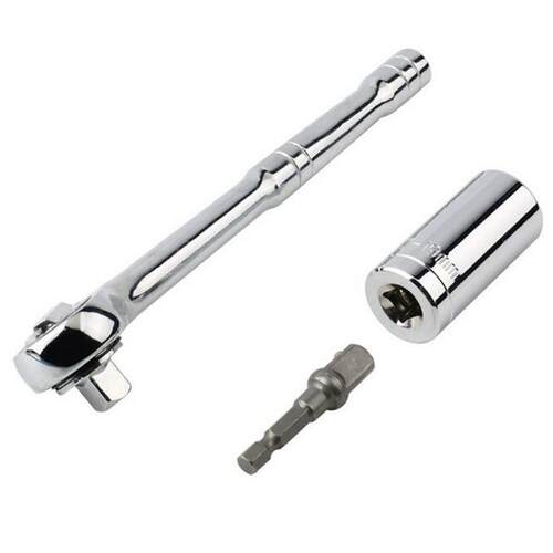3pcs Socket Wrench Set 719mm Repair Hand Hardware Tool