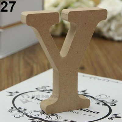 Freestanding A-Z Wood Wooden Letters Alphabet Hanging Weddin