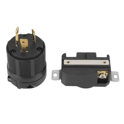 L6-30P L6-30R 30A 250V Twist Lock Electrical 3 Pin Plug Rece