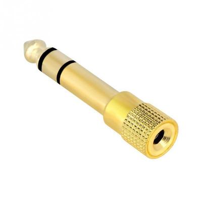 6.35mm Male Plug to 3.5mm Female Jack Stereo Headphone Audio