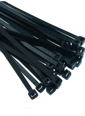 Black Nylon Cable Ties Zip Ties Wraps - 2.5 x 100mm Pack 500