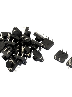 20 Pcs 12x12x7mm PCB Momentary Tact Button Switch 4 Pin DIP