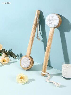 vanzlife Double-sided brush back rubs long-handled rub foot