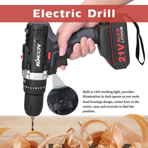 KKMOON Electric Drill Cordless Screwdriver Mini Wireless