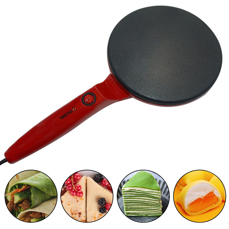 Electric Crepe Maker Pizza Pancake Machine Non-Stick