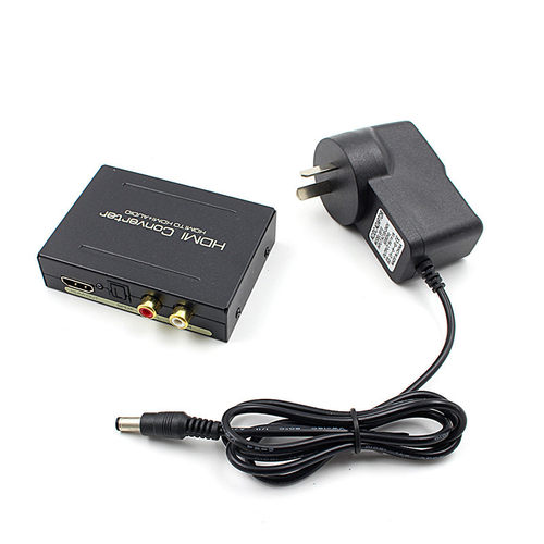 1080P HDMI to HDMI Optical + SPDIF + RCA L/R Extractor Conve