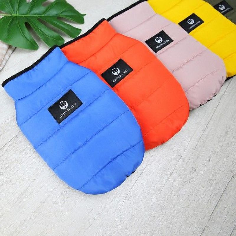Warm Dog Clothes Kitten Clothes Outfit Dog Jacket Vest
