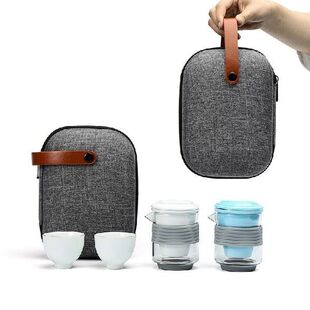 Chinese Kung Fu Tea Set Ceramic Portable Teapot Set Outdoor