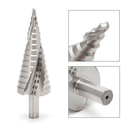 4-32mm Hexagon Screw HSS Power Tool Spiral Grooved Steel M18