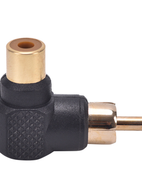 Lowest Price 90 Degree RCA Right Angle Connector Plug Adapte