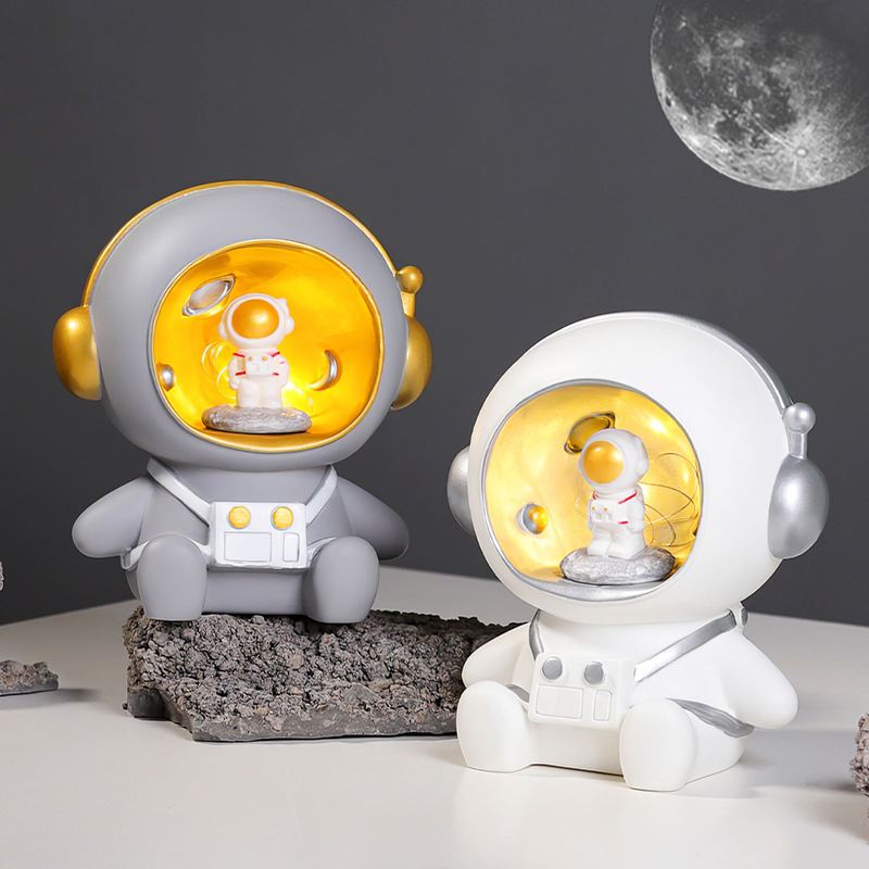 Creative Astronaut Spaceman Bank Night Light  Designer
