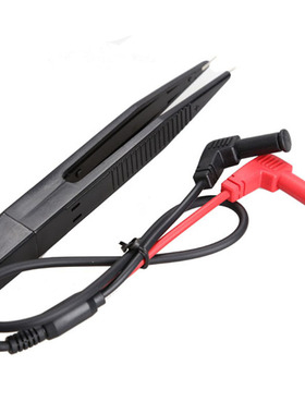 SMD Inductor Test Clip Probe Tweezers for Resistor Multimete