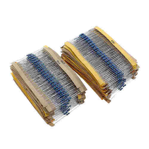 2600pcs 130 Values 1/4W 0.25W 1%(1R - 3M)Metal Film Resistor