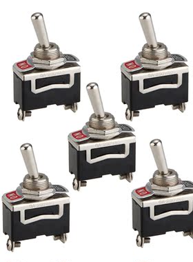 SODIAL(R)5 x Switch ON-OFF Switching Car Auto Lever SPST