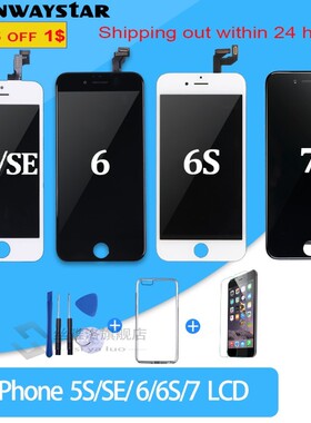 AAA+++ LCD Display  iPhone 6 5S 6S 7 8 X touch Screen replac