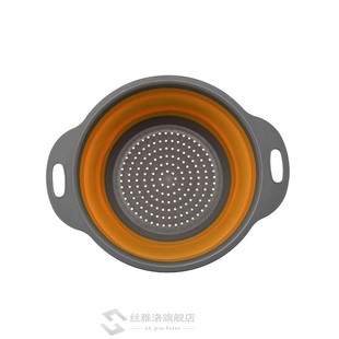 Stock Foldable Colander Food Grade Pasta Strainer Fruit Vege