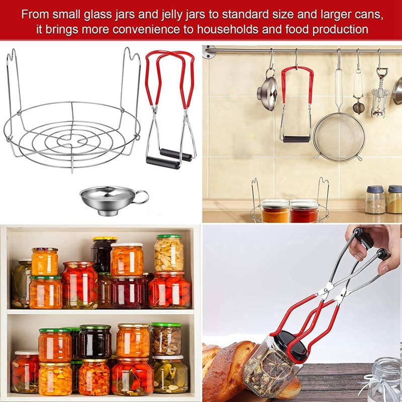 Hot Canning Jar Lifter Kit Canning Jar Lifter with Grip