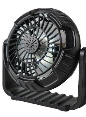 Portable Camping Fan USB Rechargeable Tent Fan With LED