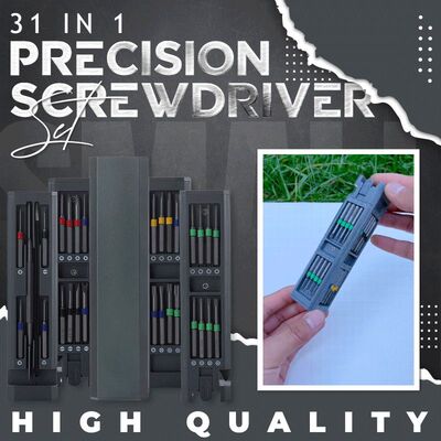 31 in 1 Precision Screwdriver Set Hex Slotted Screw Driver