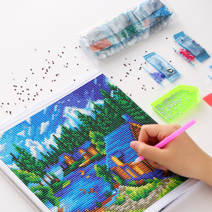 Storage Painting Kits Art Landscape Diy Diamond